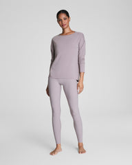 SPANX® Outpace Long Sleeve Top Coastal Fog