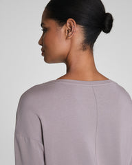 SPANX® Outpace Long Sleeve Top Coastal Fog