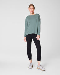 SPANX® Outpace Long Sleeve Top Fennel