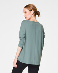 SPANX® Outpace Long Sleeve Top Fennel