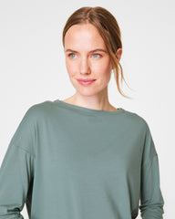 SPANX® Outpace Long Sleeve Top Fennel