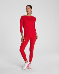 SPANX® Outpace Long Sleeve Top Spanx Red