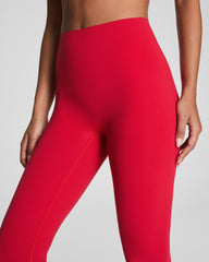 SPANXshape™ CoreLuxe Full-Length Leggings with Mid-Tummy Compression Spanx Red