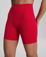 SPANXshape™ BodyLine Bike Short with Mid-Tummy Compression, 6" | Spanx Red