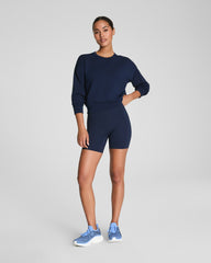 SPANXshape™ BodyLine Bike Short with Mid-Tummy Compression, 6" | Timeless Navy