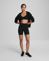 SPANXshape™ BodyLine Bike Short with Mid-Tummy Compression, 6" | Very Black