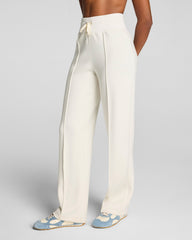 SPANX® AirEssentials Luxe Straight Leg Pant Ivory