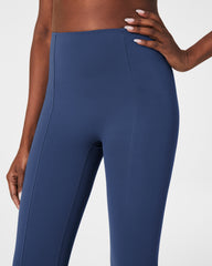 SPANXshape™ CoreLuxe Micro Flare Pant with Mid-Tummy Compression Faded Indigo