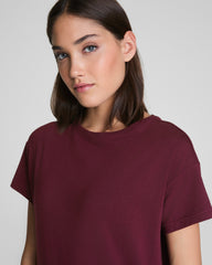 SPANX® Outpace Tee Plum Berry
