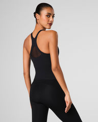 SPANX® Get Moving V-Neck Shelf Tank Very Black