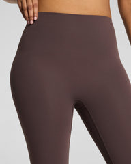 SPANXshape™ BodyLine 7/8 Leggings with Mid-Tummy Compression | Dark Cacao