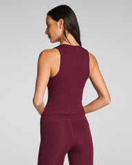 SPANX® Get Moving Square Neck Shelf Tank Cassis