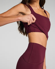 SPANX® Get Moving Square Neck Shelf Tank Cassis