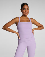 SPANX® Get Moving Square Neck Shelf Tank Verbena