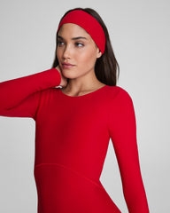 SPANXsmooth™ OnForm Open Back Long Sleeve Jumpsuit SPANX® Red