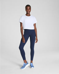 SPANX® Outpace Cropped Tee Vivid White