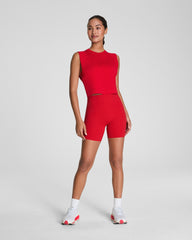 SPANX® Outpace Cropped Tank Spanx Red