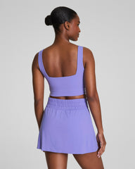 SPANX® Get Moving Cropped Square Neck Shelf Tank Amethyst