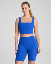SPANX® BoostUp Cropped Square Neck Shelf Tank | Current