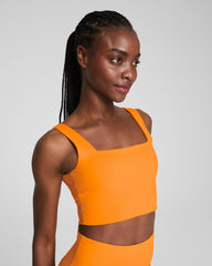SPANX® Get Moving Cropped Square Neck Shelf Tank Monarch
