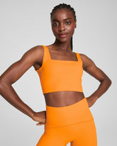SPANX® Get Moving Cropped Square Neck Shelf Tank Monarch