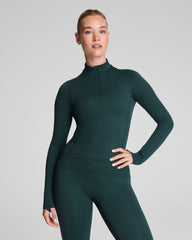 SPANX® Get Moving Brushed Contour Half Zip | Meridian