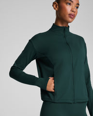 SPANX® Get Moving Brushed Full Zip Jacket Meridian