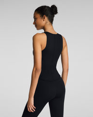 SPANX® CurveTheory High Neck Shelf Tank | Very Black
