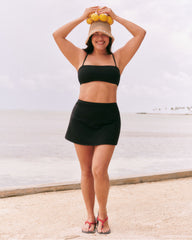 SPANXshape™ Swim Hi-Rise Bikini Skirt | Very Black