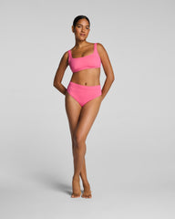 SPANXshape™ Swim Hi-Rise Cheeky Bikini Bottom | Hibiscus