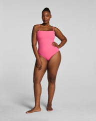 SPANXshape™ Swim Bandeau One Piece | Hibiscus