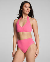SPANXshape™ Swim Halter Bikini Top | Hibiscus
