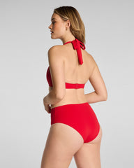 SPANXshape™ Swim Halter Bikini Top | SPANX® Red