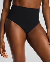 SPANXshape™ Swim Ultra Hi-Rise Bikini Bottom | Very Black