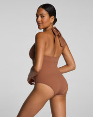 SPANXsculpt™ Swim Halter One Piece | Caraway