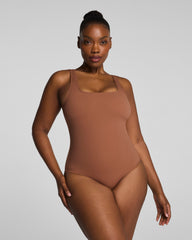 SPANXsculpt™ Swim Square Neck One Piece | Caraway