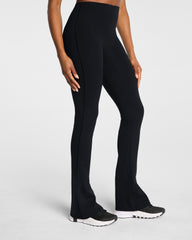 SPANXshape™ BodyLine Micro Flare Pant with Full-Tummy Compression | Very Black