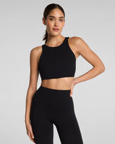 SPANX® CurveTheory Open Back Sports Bra | Very Black