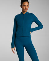 SPANX® CurveTheory Contour Full Zip Jacket | Deep Cove