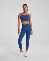 SPANXshape™ Booty Boost® 7/8 Leggings with StayCool Tech | Faded Indigo