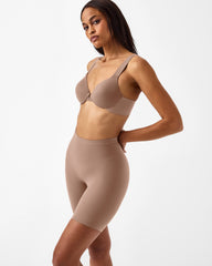 SPANXsculpt™ Seamless Power Mid-Thigh Short | Cafe Au Lait