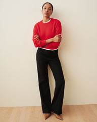 SPANXsupersmooth™ Stretch Twill Easy Flare Pant | Classic Black
