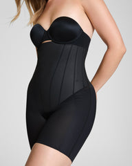 SPANXsupersculpt™ TotalContour High-Waisted Mid-Thigh Short | Very Black