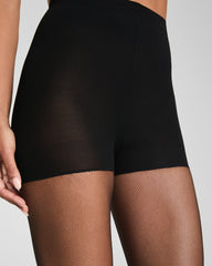 SPANXshape™ Micro Fishnet Stockings | Very Black