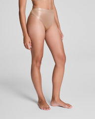 SPANXshape™ LuxeShine Thong | Cafe Au Lait Shimmer