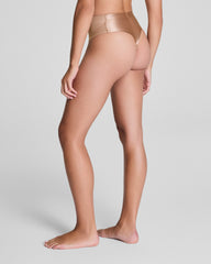 SPANXshape™ LuxeShine Thong | Cafe Au Lait Shimmer