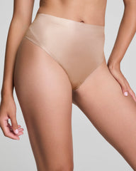 SPANXshape™ LuxeShine Thong | Cafe Au Lait Shimmer