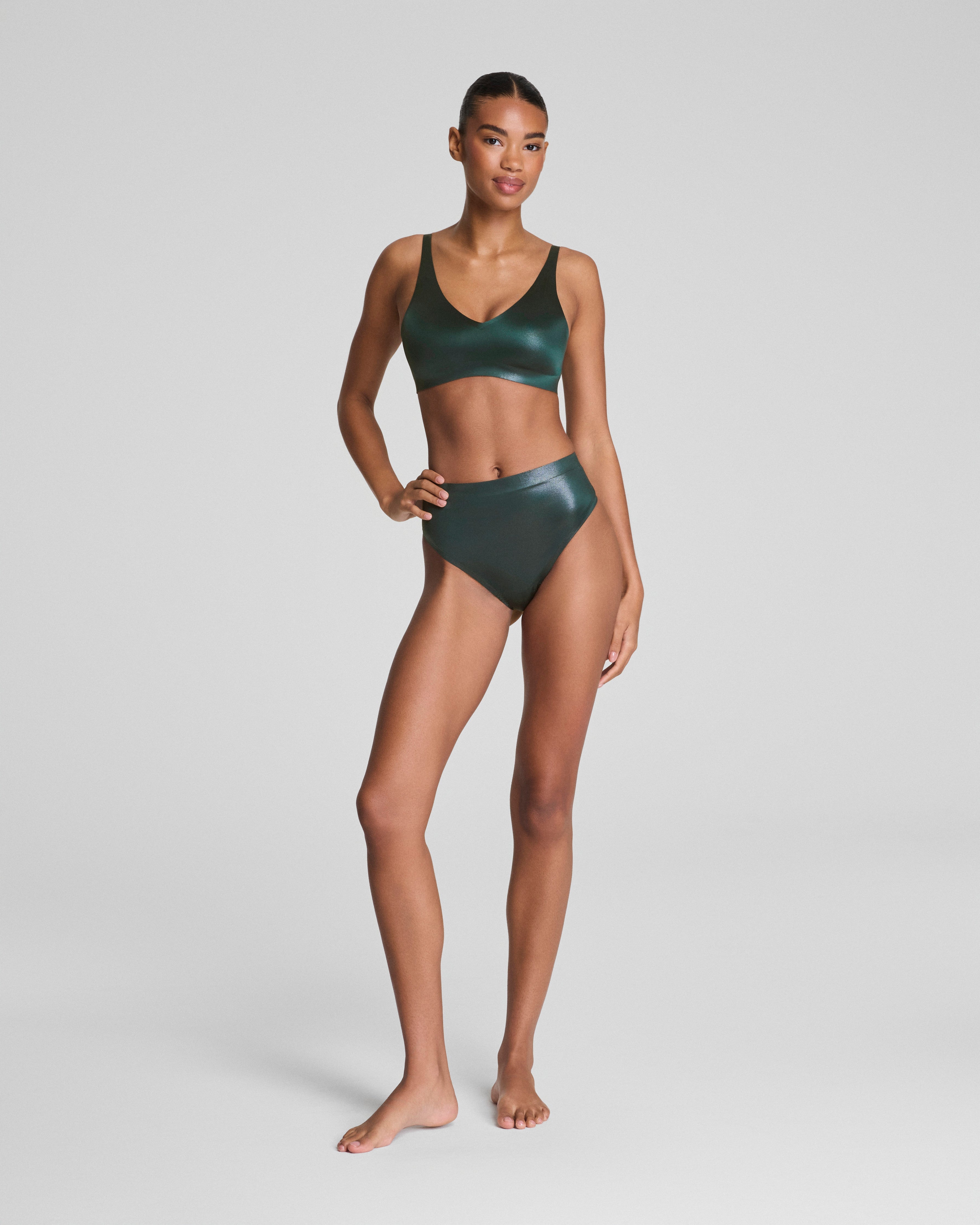 SPANXshape™ LuxeShine Thong | Meridian Shimmer