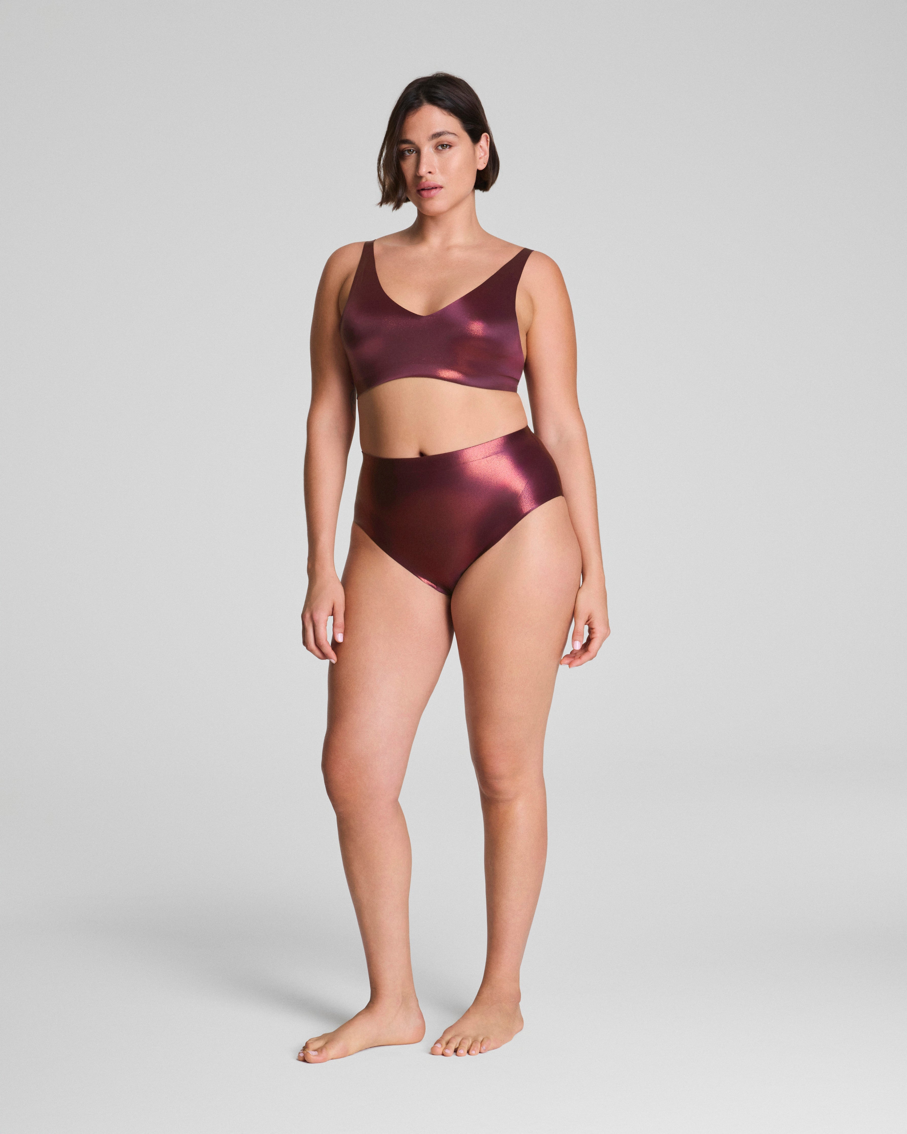 SPANXshape™ LuxeShine Brief | Plum Berry Shimmer