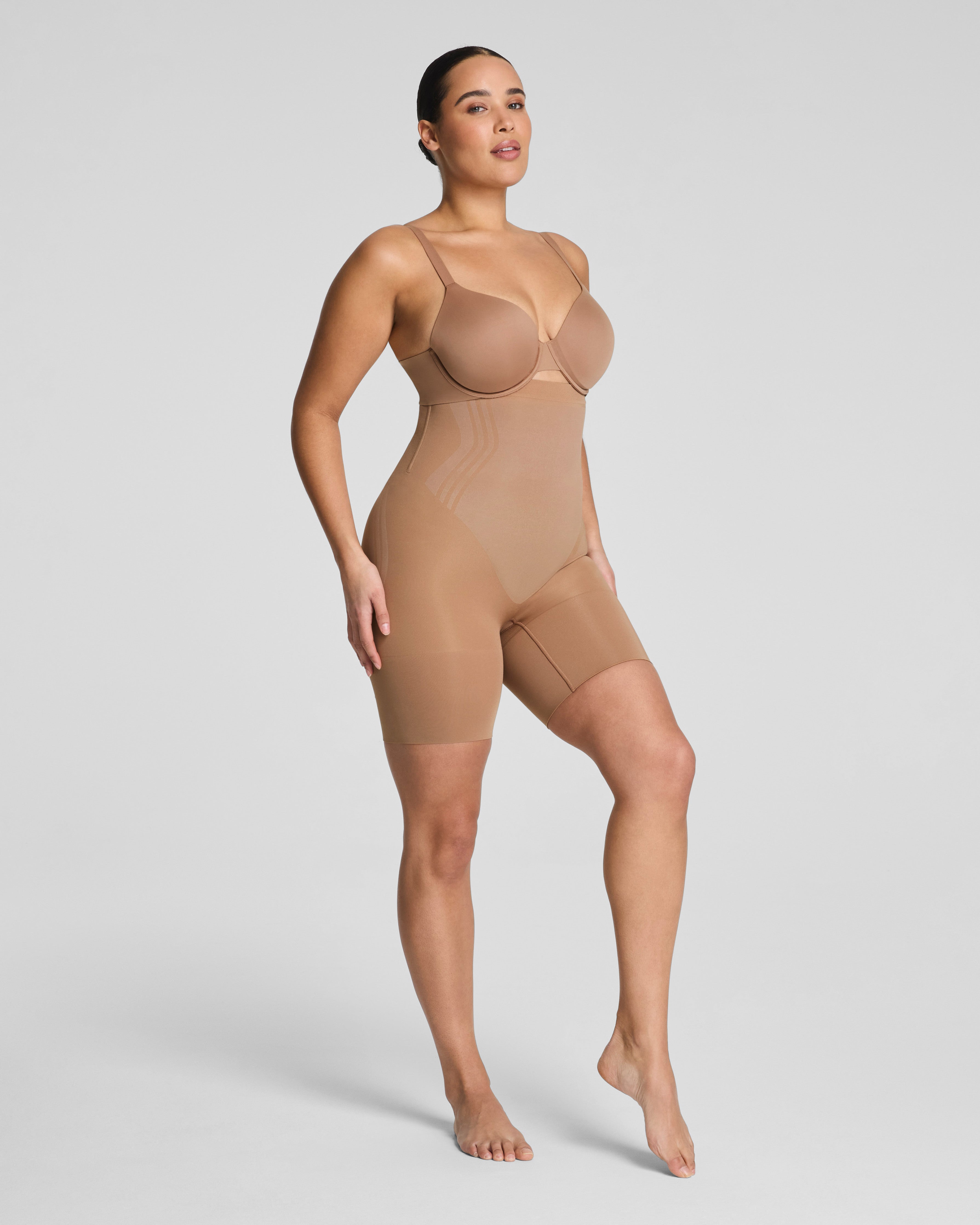 SPANXsculpt™ GoFigure High-Waisted Mid-Thigh Short | Cinnamon